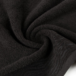 Bath Towel 500 Gm2 Dafne 05 Black 50 x 90