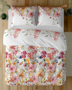 Bedding 140 x 200 2pcs Asti Satin Cotton 5478A