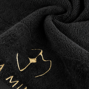 Bath Towel Eva Minge Gaja 70 x 140 Black