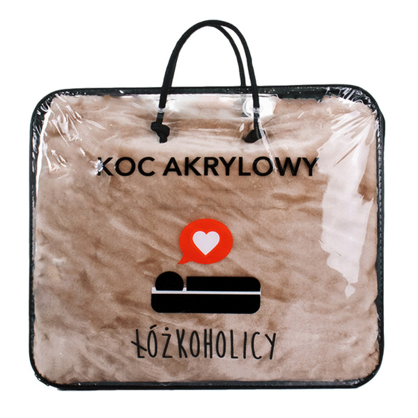 Koc 130 x 170 Akrylowy Jednolity Ciepły Yasemin 04