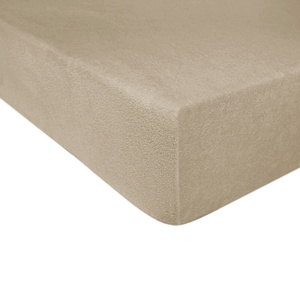 Prześcieradło Frotte z Gumką 032_C Jasny Beż 60x120