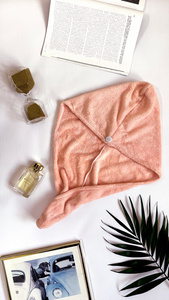 Turban 65 x 25 Microfiber Towel Aki Apricot