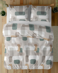 Bedding 220 x 200 3 pcs Asti Satin Cotton 5487A