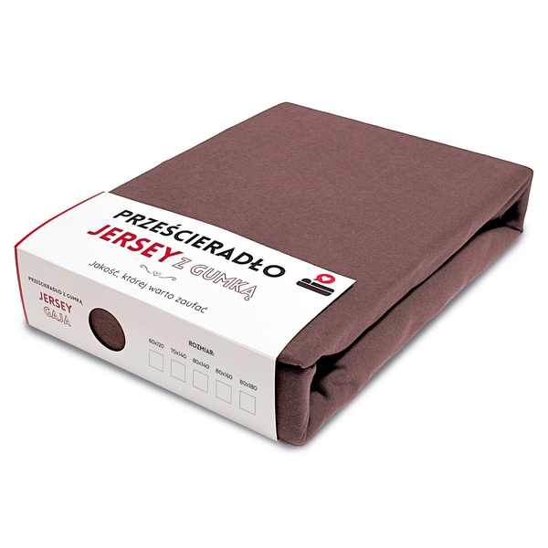 Prześcieradło 80 x 180 Jersey z Gumką Gaja 45