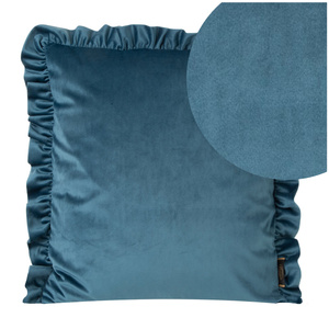 Poszewka 45 x 45 Dekoracyjna VELVET 25/H Niebieski