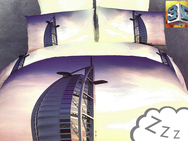 3D Cotton Satin Bedding W438 200x220NP 3 parts