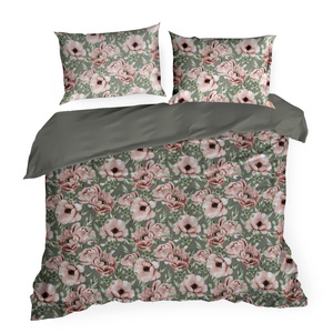 Pościel 220 x 200 3cz Satyna Bawełniana Spring 53