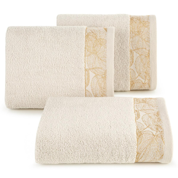 50 x 90 Bath Towel Cotton Agis 02 Beige