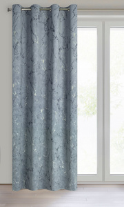 Zasłona Velvet Wera 140 x 250 Przelotka Grafitowy