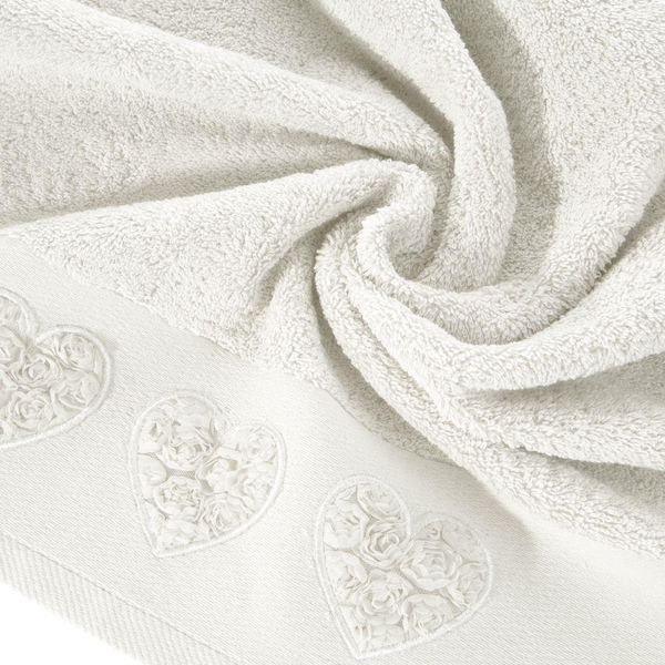 Ręcznik Kąpielowy Kamila (01) 50 x 90 Kremowy