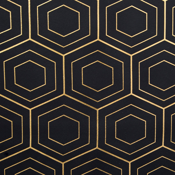 Curtain 135 x 250 Decorative Blackout Kaja Black