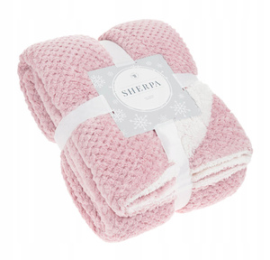 Blanket 150 x 200 Microfiber Lamb Sherpa Powdered
