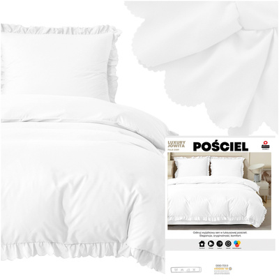 Pościel 220 x 200 3cz z Falbaną Luxury Jowita 08