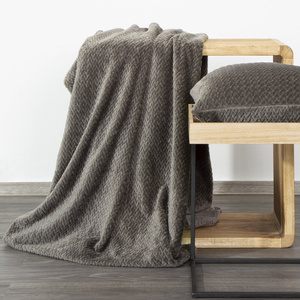 Blanket 150 x 200 Microfiber Design Cindy3 Graphite