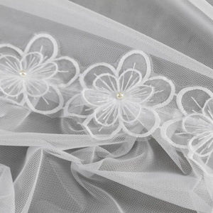 Firana 140 x 250 Dekoracyjna Przelot ALISON Biały