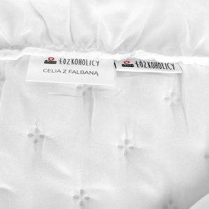 Narzuta 170 x 210 Pikowana Z Falbaną Celia 01