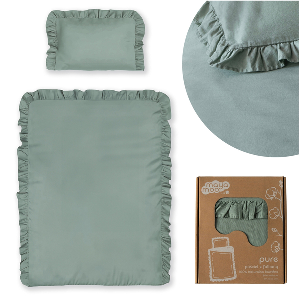 Pościel 90 x 120 Bawełna Maya Mo Z Falbaną 07