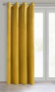 Zasłona 140 x 250 Dekoracyjna Welwet Melanie Muszt