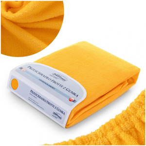 Prześcieradło Frotte z Gumką 007_D Żółty 60x120
