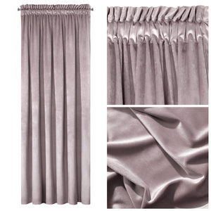 Pierre Cardini Tape Curtain 140 x 300 Powdery