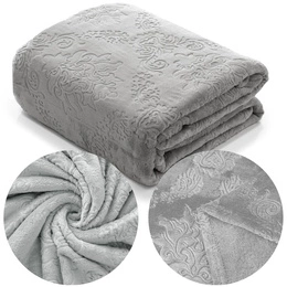 Koc 200 x 220 Mikrofibra Tłoczona Clemente 03