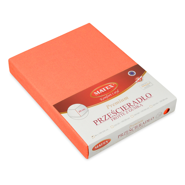 Terry sheet 120 x 200 with elastic PREMIUM 08