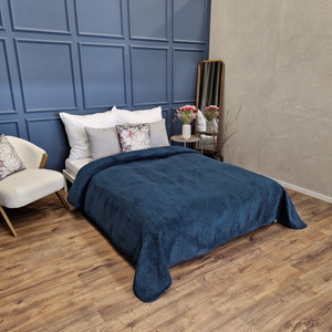 Bedspread 170 x 210 Herringbone Velvet Caden 08