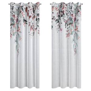 Curtain 140 x 260 Decorative 2 pcs Meg White+Green