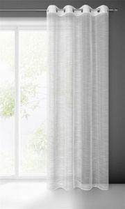 Firana Dekoracyjna Rachel 140 x 250 Przelotki Bia