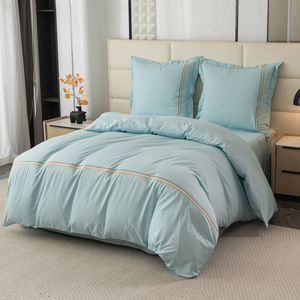 Pościel 160 x 200 3cz Gładka Z Haftem Lumera 11