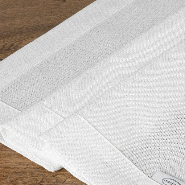 Stella2 Decorative Mercer Tablecloth 140 x 350 White