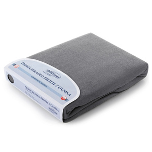 Terry sheet with elastic 041_D Anthracite 90x200