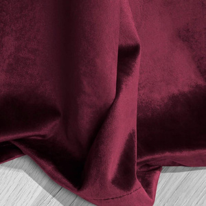Curtain 140 x 250 Decorative Velvet Glossy Amaran
