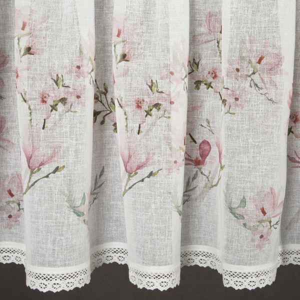 Decorative Ready-made curtain Amelia B+Pink 60 x 150