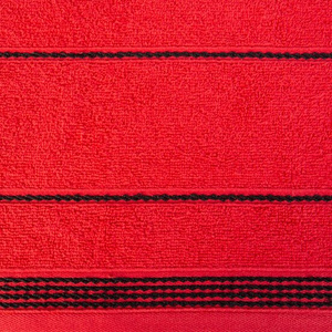 Ręcznik 70 x 140 Bawełna Mira 13 500 GSM Czer1