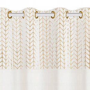 Curtain 140 x 250 Decorative Velvet Nord White