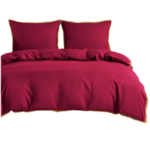 Bedding 160 x 200 3 pcs Smooth with Lace Brandon 03