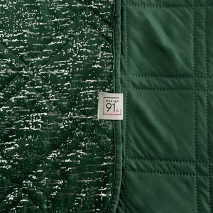 Narzuta 200 x 220 Pikowana Welurowa Luiz Blink Zie