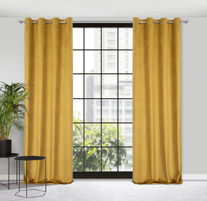 Velvet Lili Curtain 140 x 250 Honey Spun