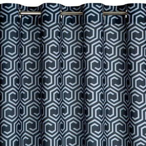 Curtain 140 x 250 Decorative Juliet Graf+Silver