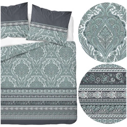 Pościel 160 x 200 3cz Asti Satynowa Bawełna 4606A1