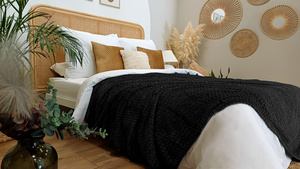 Blanket 200 x 220 Microfiber Embossed Plush Ala 3D Circle 05