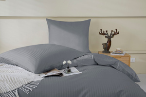 Pillowcase 50 x 60 Cotton Adamaszek Graphite