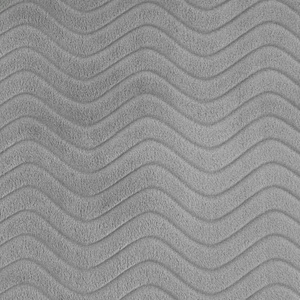 Blanket 150 x 200 Microfiber with Fringes Emma Silver