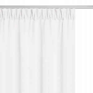 Curtain 140 x 175 Decorative Tape Viva White