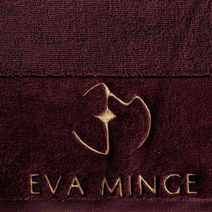 Eva Minge Gaja Bath Towel 30 x 50 Burgundy