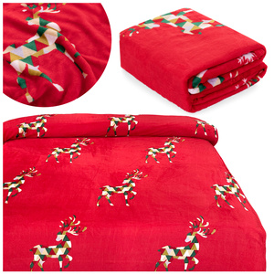 Blanket 160 x 200 Microfiber Christmas Vilde 13
