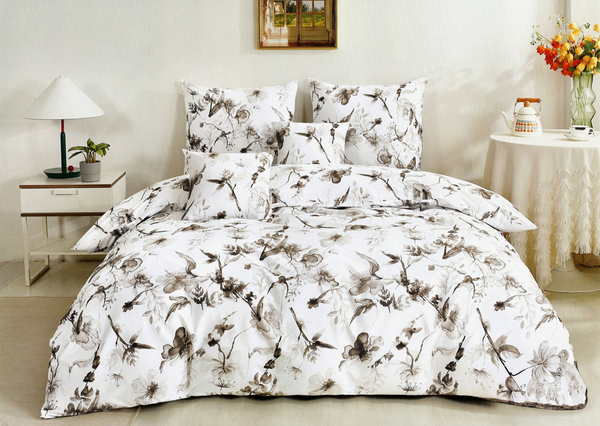 Bedding set 200 x 220 3 pcs Cotton Satin no. A1744