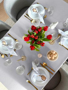 Tablecloth 150x350 Stainproof Classic Savio Grey