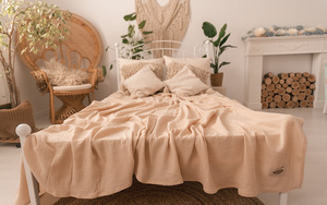240 x 210 Decorative Muslin Bedspread 15
